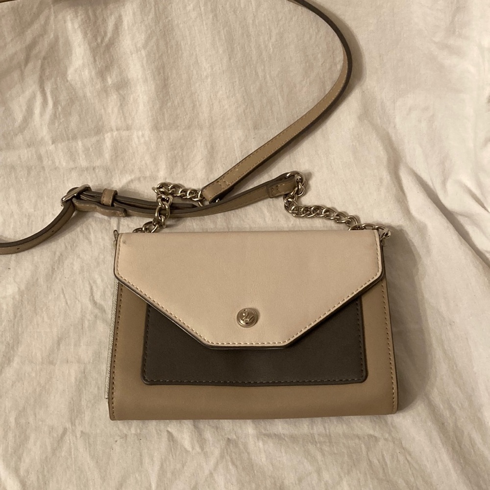 Small Crossbody in Ivory and tans